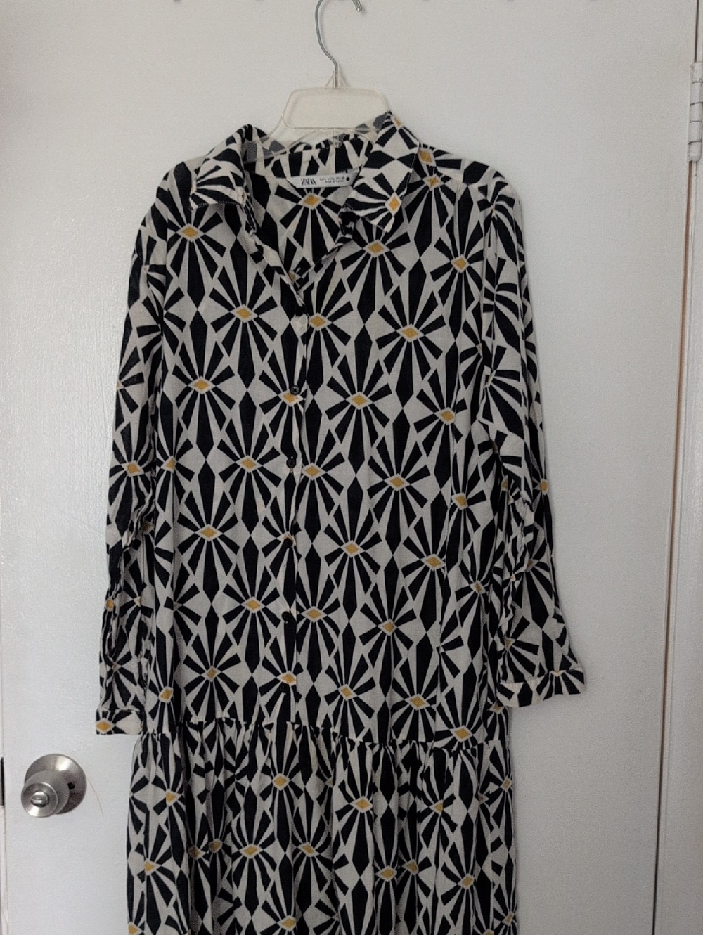 Zara Long Sleeve Midi Dress